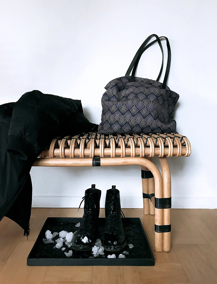 tica copenhagen - Shoe and boot tray rubber - home - leaves design - 3