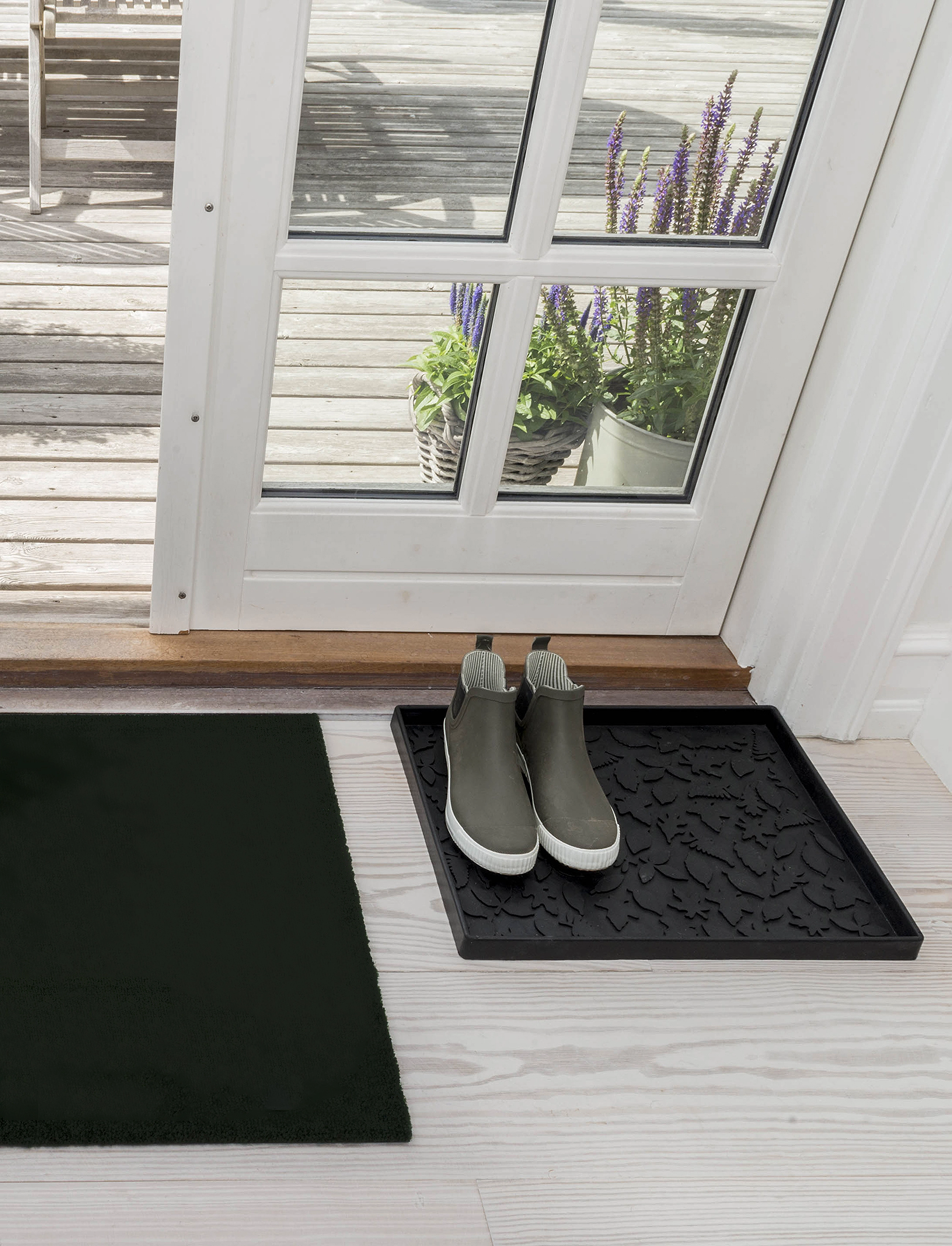 tica copenhagen - Shoe and boot tray rubber - leaves design - 4