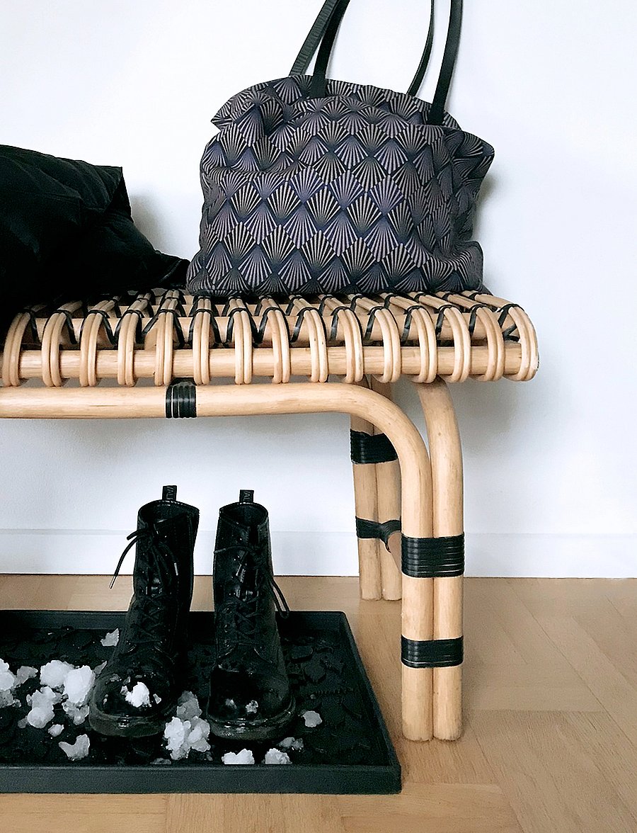 tica copenhagen - Shoe and boot tray rubber - jalatsiriiulid ja kingaalused - leaves design - 0