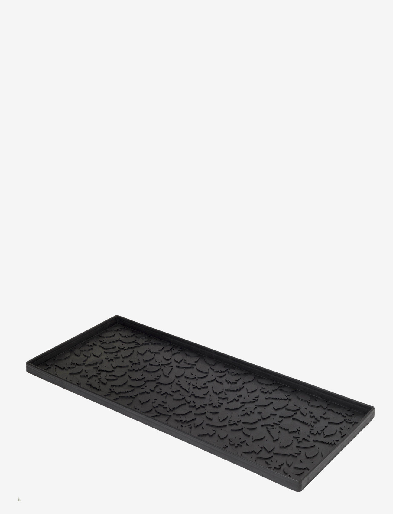 tica copenhagen - Shoe and boot tray rubber, L:88x38x3 cm - laveste priser - leaves design - 1