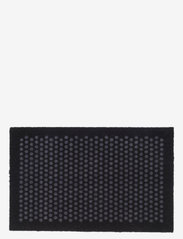 Floormat polyamide, 90x60 cm, dot design - BLACK/GREY
