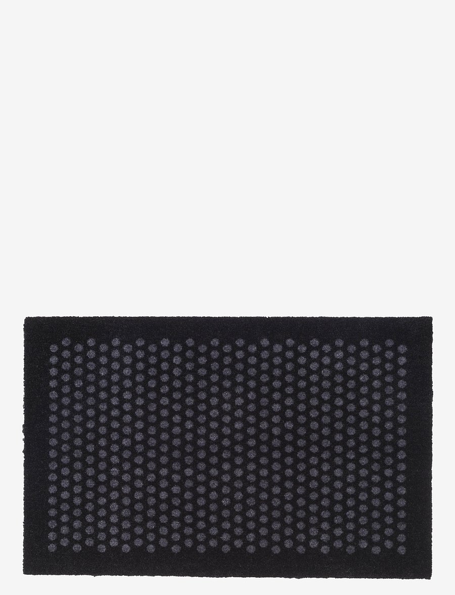 tica copenhagen - Floormat polyamide, 90x60 cm, dot design - türmatten - black/grey - 1