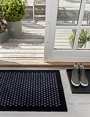 tica copenhagen - Floormat polyamide, 90x60 cm, dot design - durų kilimėliai - black/grey - 6