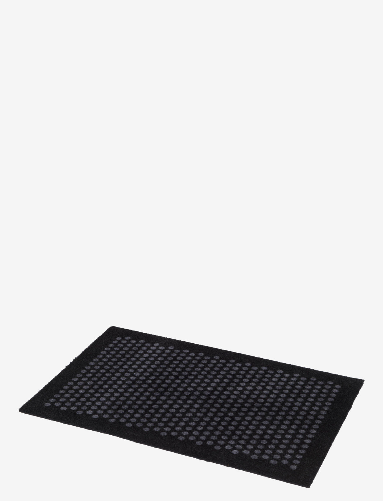 tica copenhagen - Floormat polyamide, 90x60 cm, dot design - dörrmattor - black/grey - 1