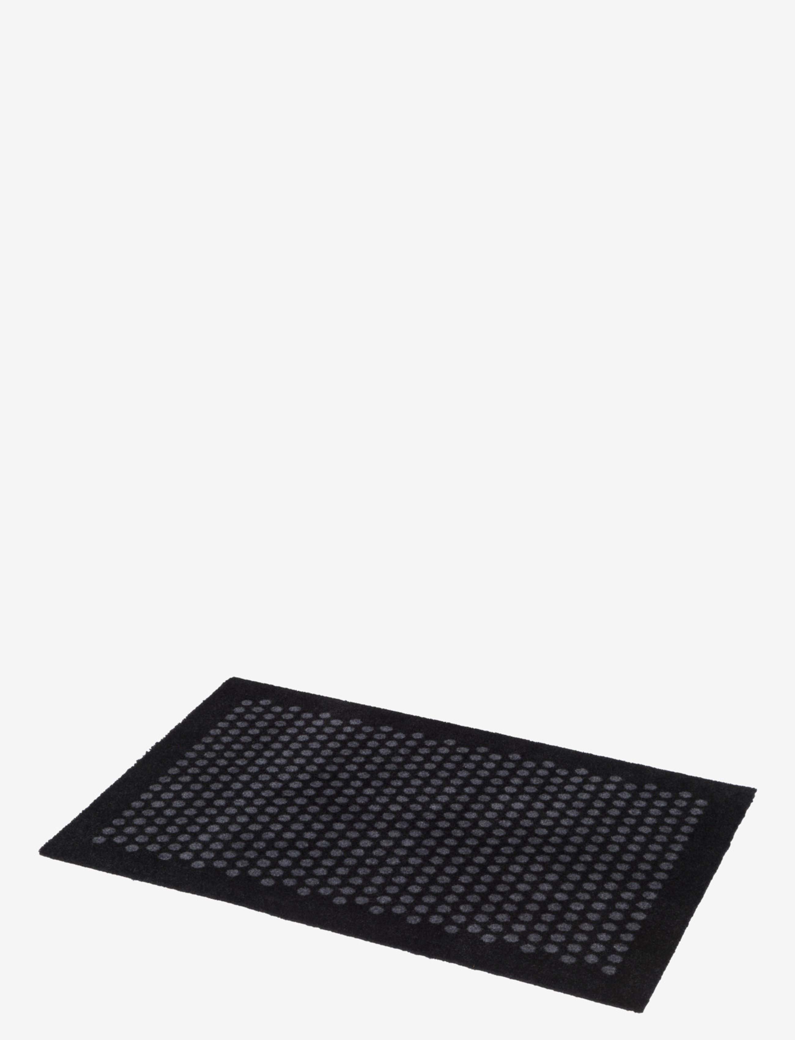 tica copenhagen - Floormat polyamide, 90x60 cm, dot design - dörrmattor - black/grey - 2