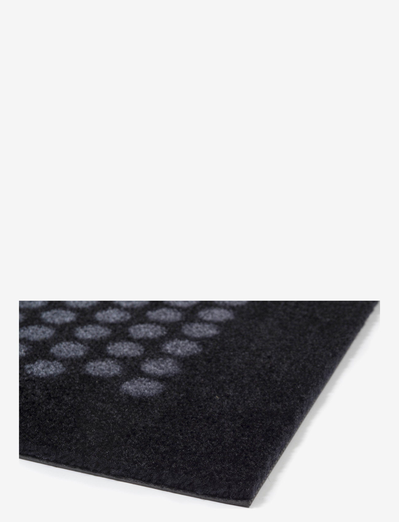 tica copenhagen - Floormat polyamide, 90x60 cm, dot design - osta hinna alusel - black/grey - 3