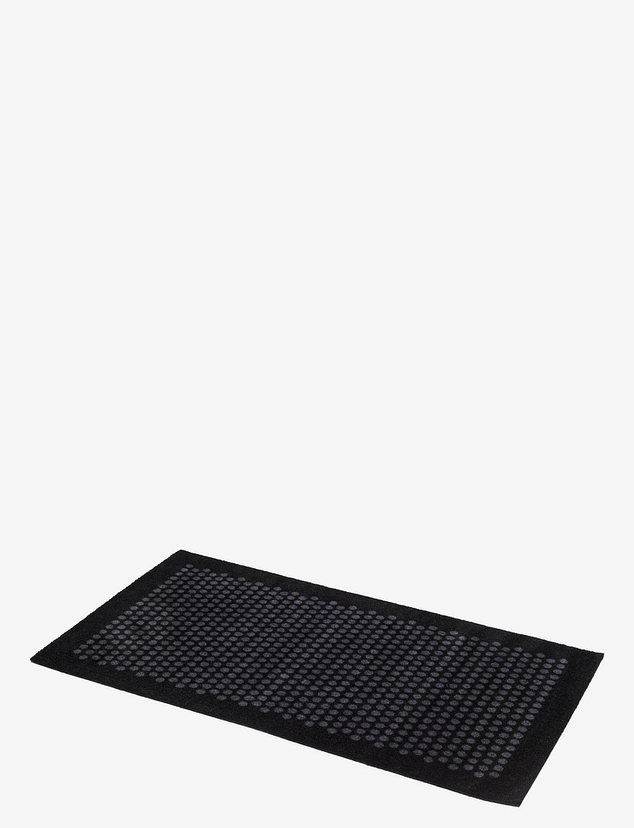 tica copenhagen - Floormat polyamide, 120x67 cm, dot design - türmatten - black/grey - 3