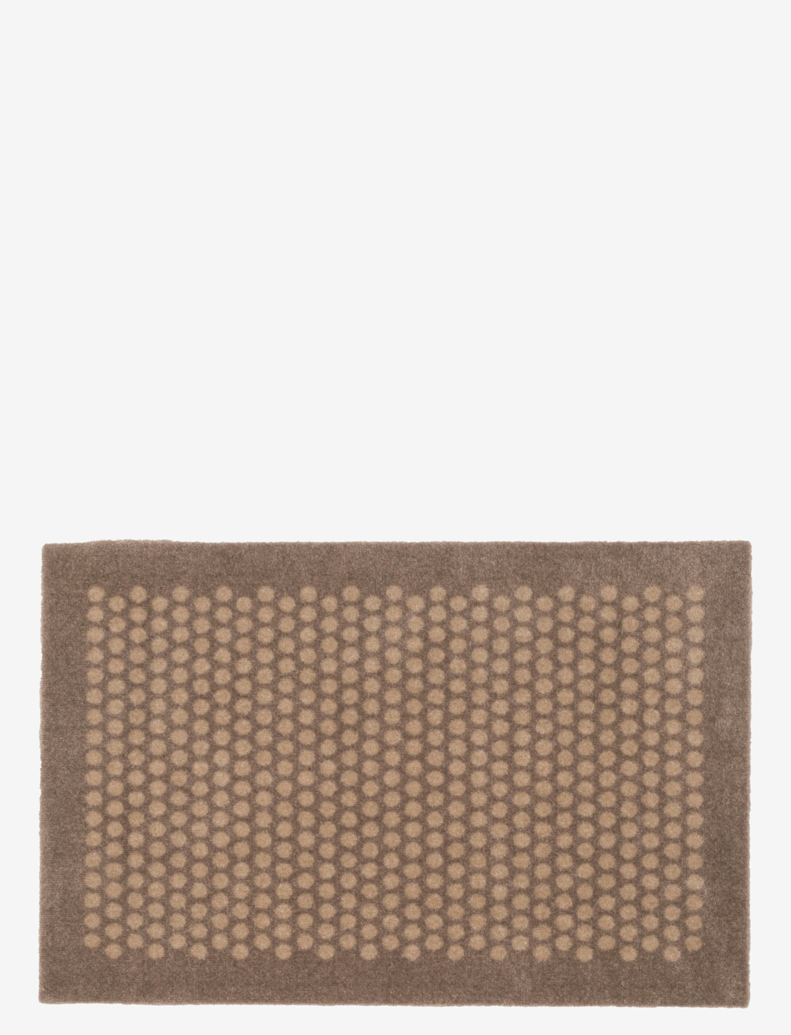 TICA COPENHAGEN Floormat Polyamide, 90X60 Cm, Dot Design Beige - 90X60X0.7CM - Unisex