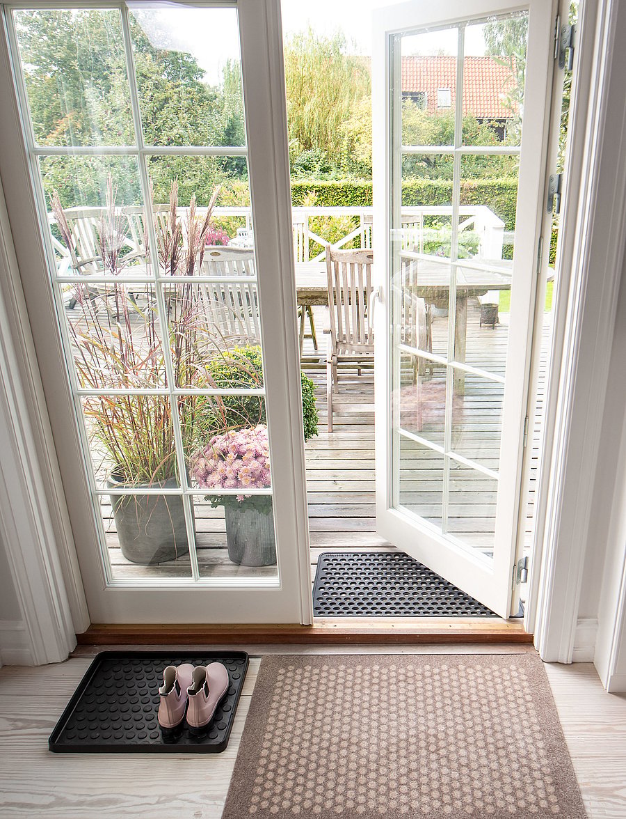 tica copenhagen - Floormat polyamide, 90x60 cm, dot design - uksematid - sand/beige - 0