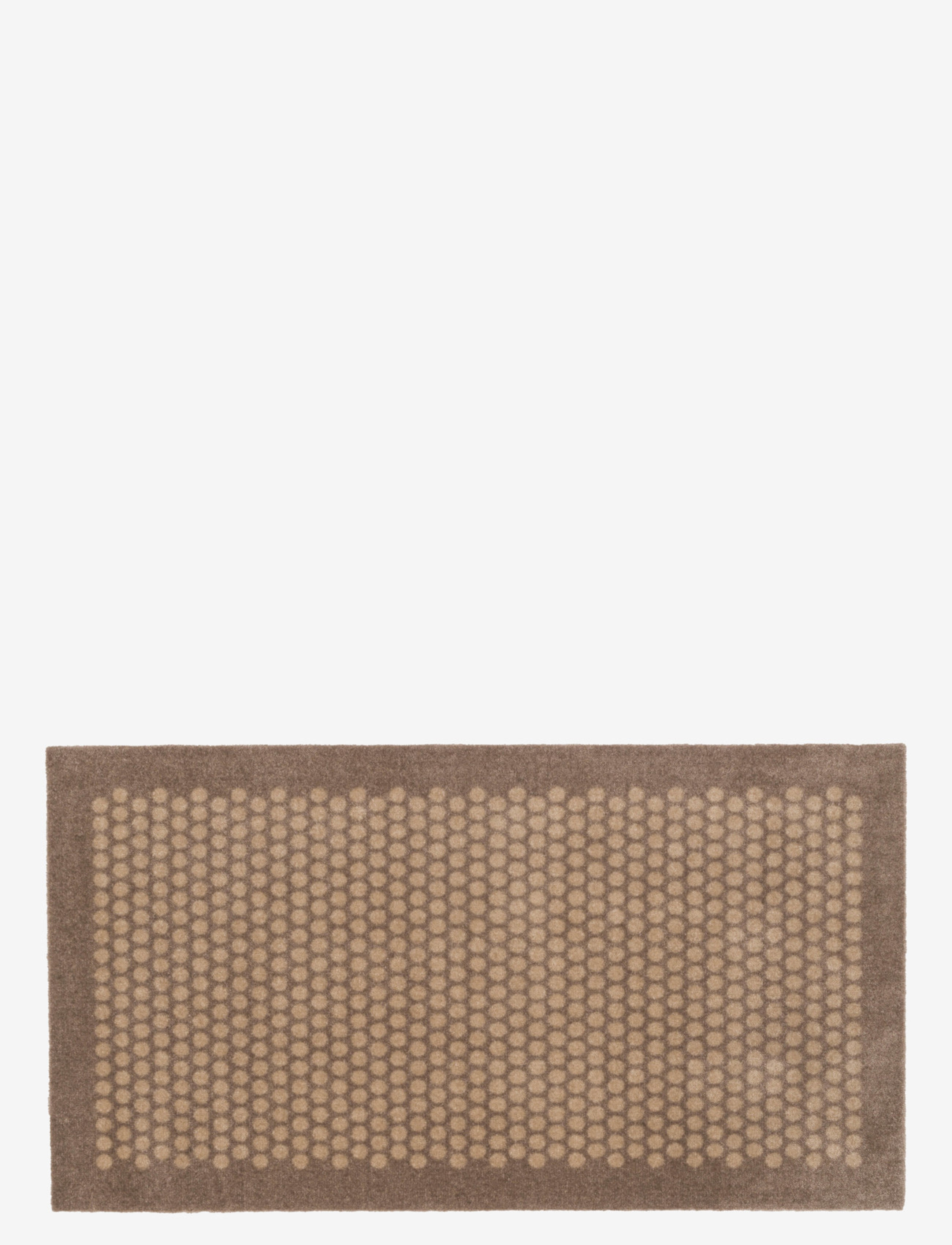 TICA COPENHAGEN Floormat Polyamide, 120X67 Cm, Dot Design Beige - 120X67X0.7CM - Unisex