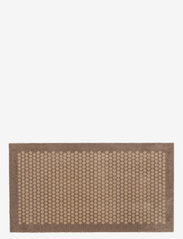 tica copenhagen - Floormat polyamide, 120x67 cm, dot design - durų kilimėliai - sand/beige - 0