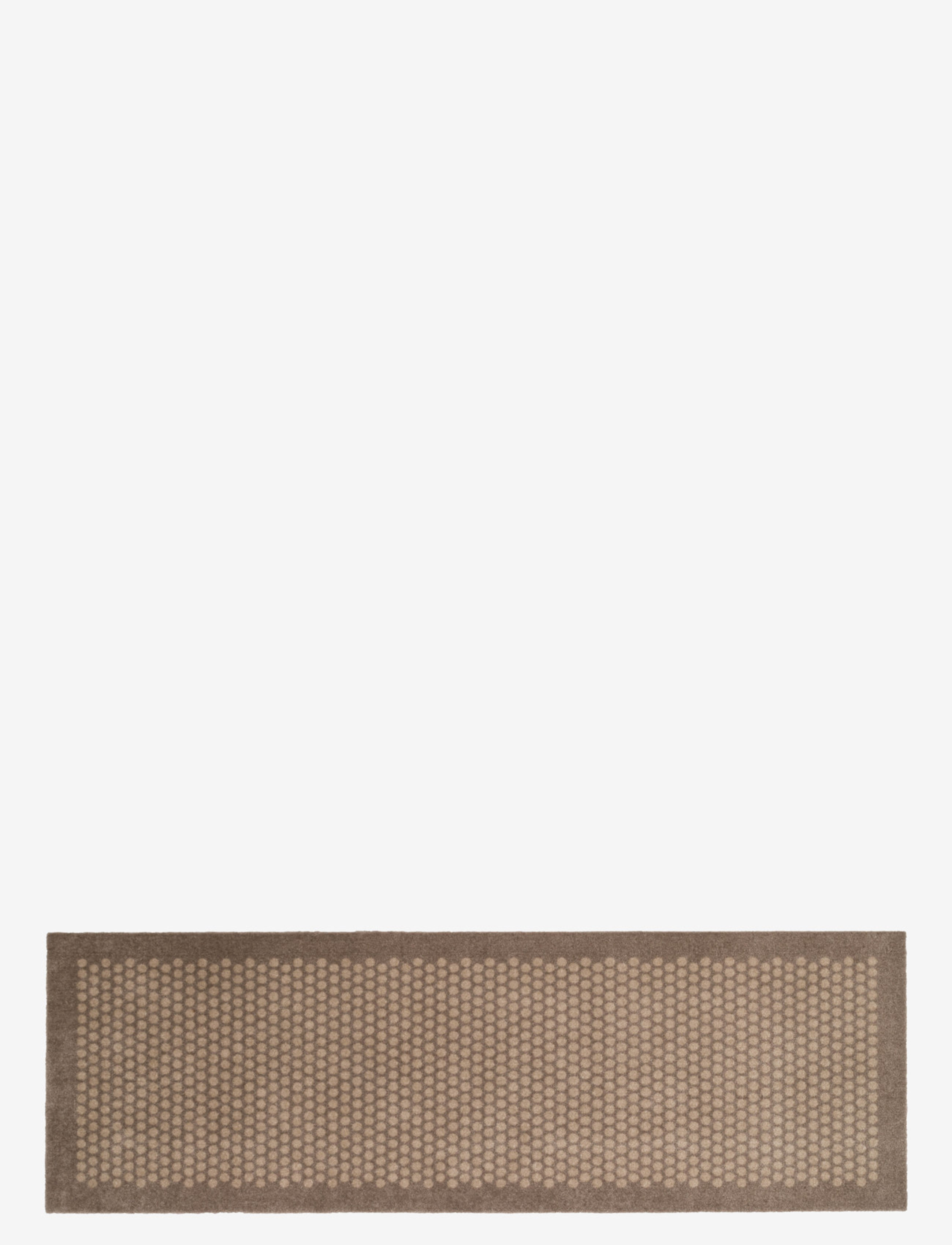 TICA COPENHAGEN Floormat Polyamide, 200X67 Cm, Dot Design Beige - 200X67X0.7CM - Unisex