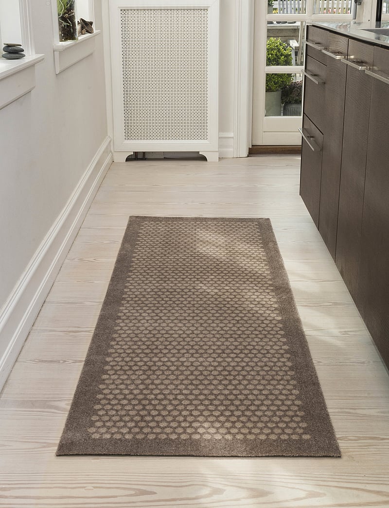 tica copenhagen - Floormat polyamide, 200x67 cm, dot design - flurläufer - sand/beige - 5