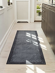 tica copenhagen - Floormat polyamide, 200x67 cm, dot design - entreløbere - blue/grey - 5