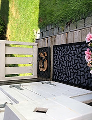 tica copenhagen - Floormat polyamide, 60x40 cm, footwear design - lägsta priserna - black/grey - 5
