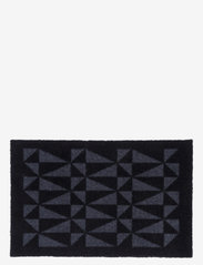 Floormat polyamide, 60x40 cm, graphic design - BLACK/GREY