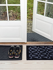 tica copenhagen - Floormat polyamide, 60x40 cm, graphic design - doormats - black/grey - 3