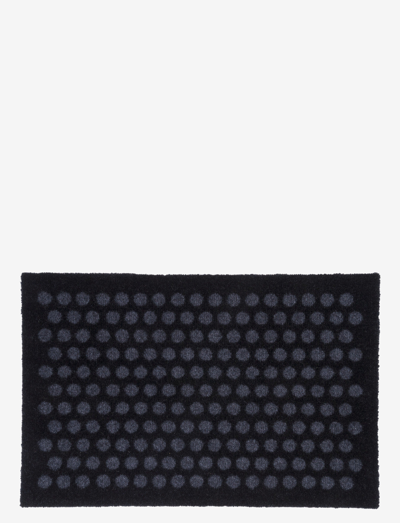 tica copenhagen - Floormat polyamide, 60x40 cm, dot design - køb efter pris - black/grey - 0