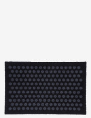 Floormat polyamide, 60x40 cm, dot design - BLACK/GREY