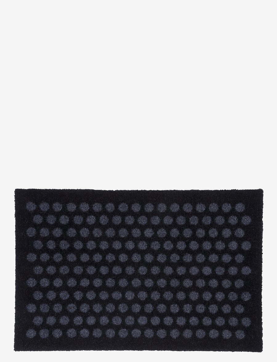 tica copenhagen - Floormat polyamide, 60x40 cm, dot design - türmatten - black/grey - 1