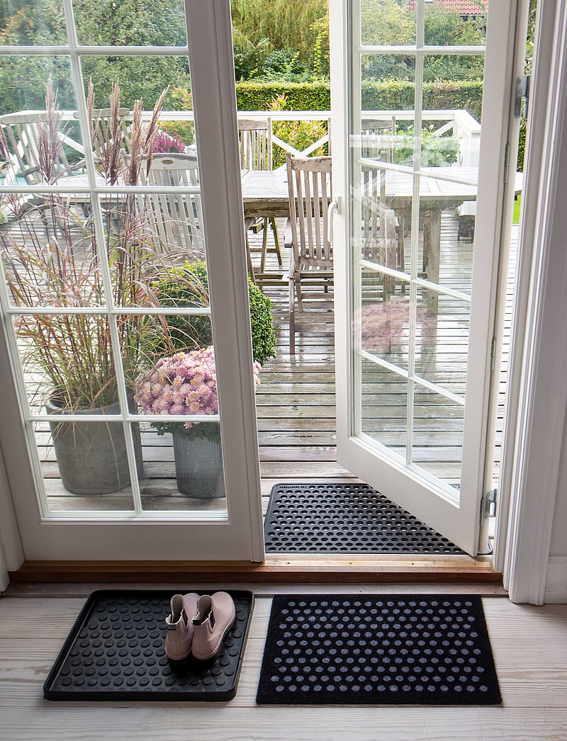 tica copenhagen - Floormat polyamide, 60x40 cm, dot design - nach preis einkaufen - black/grey - 3