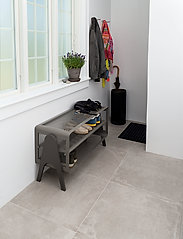 tica copenhagen - Floormat polyamide, 60x40 cm, dot design - laveste priser - black/grey - 6