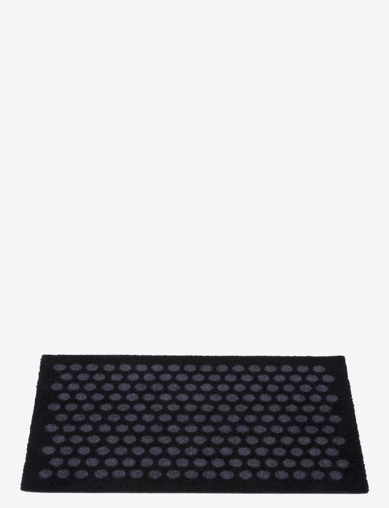 tica copenhagen - Floormat polyamide, 60x40 cm, dot design - køb efter pris - black/grey - 1