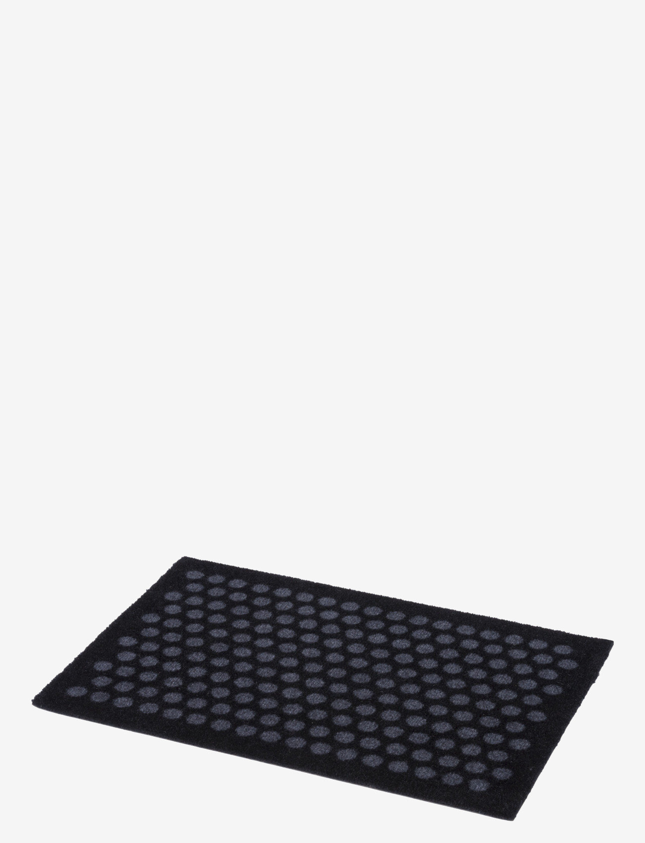 tica copenhagen - Floormat polyamide, 60x40 cm, dot design - køb efter pris - black/grey - 2