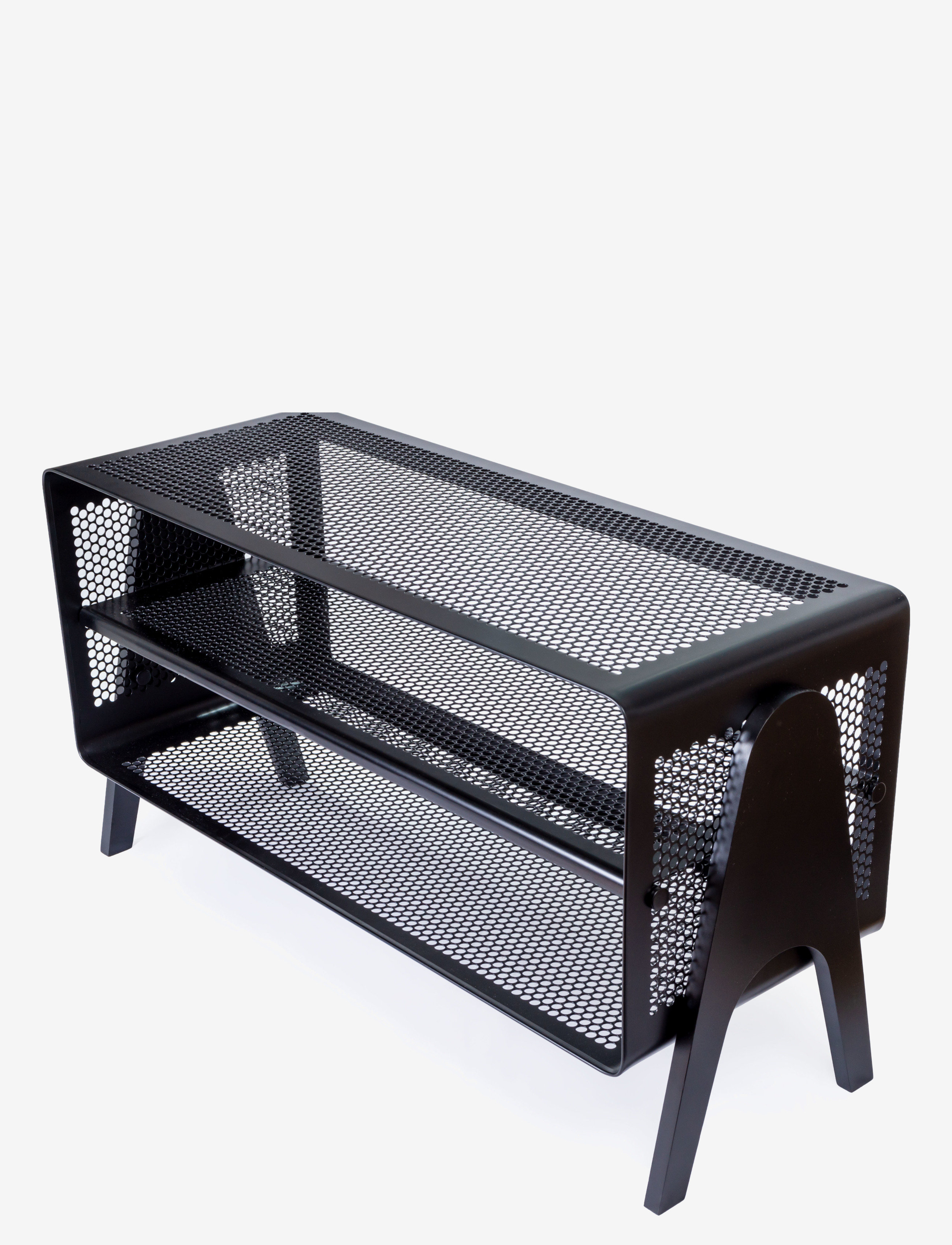 tica copenhagen - Metal Racks floor large - shoe racks & trays - matte black - 2
