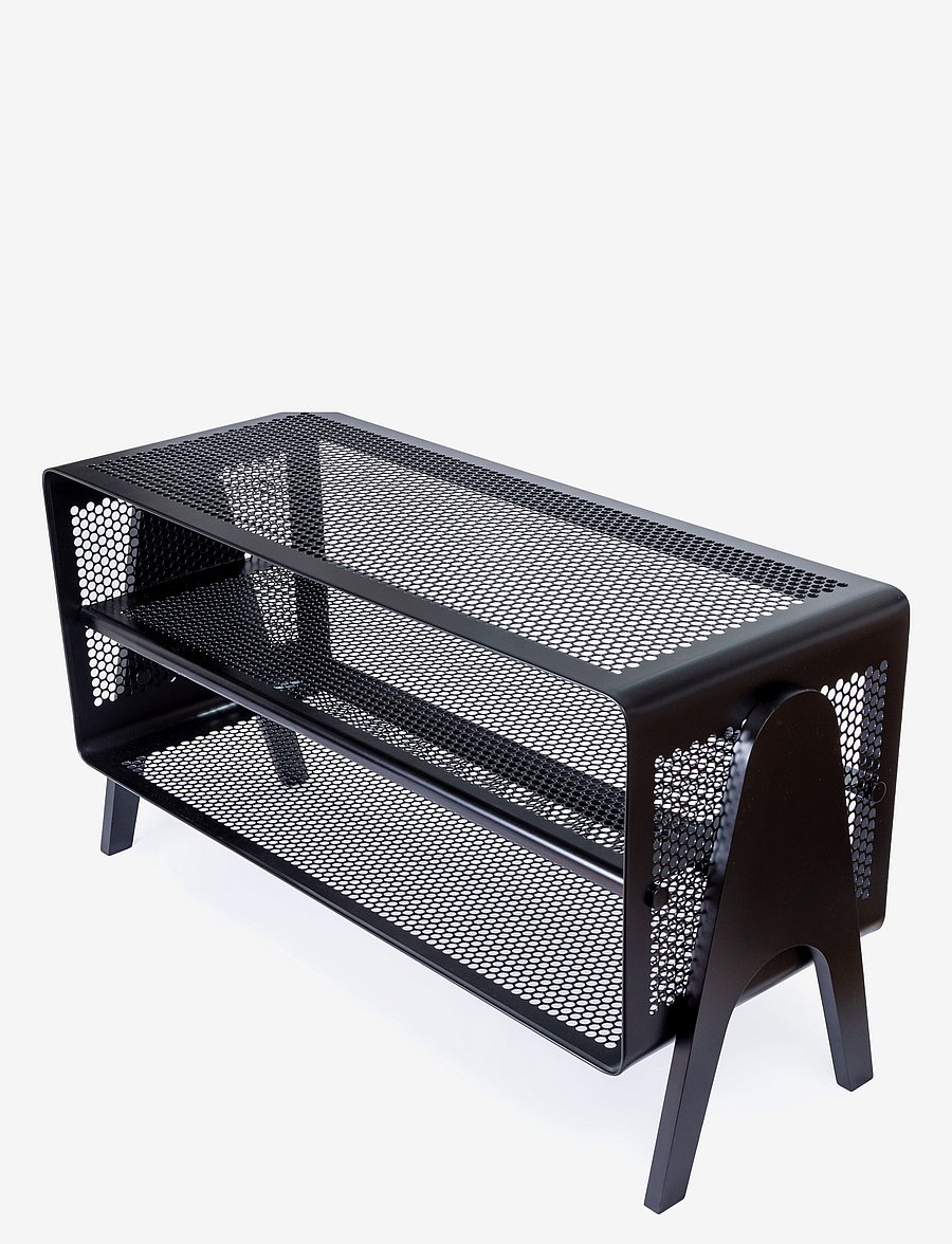 tica copenhagen - Metal Racks floor large - schuhregale und tabletts - matte black - 2