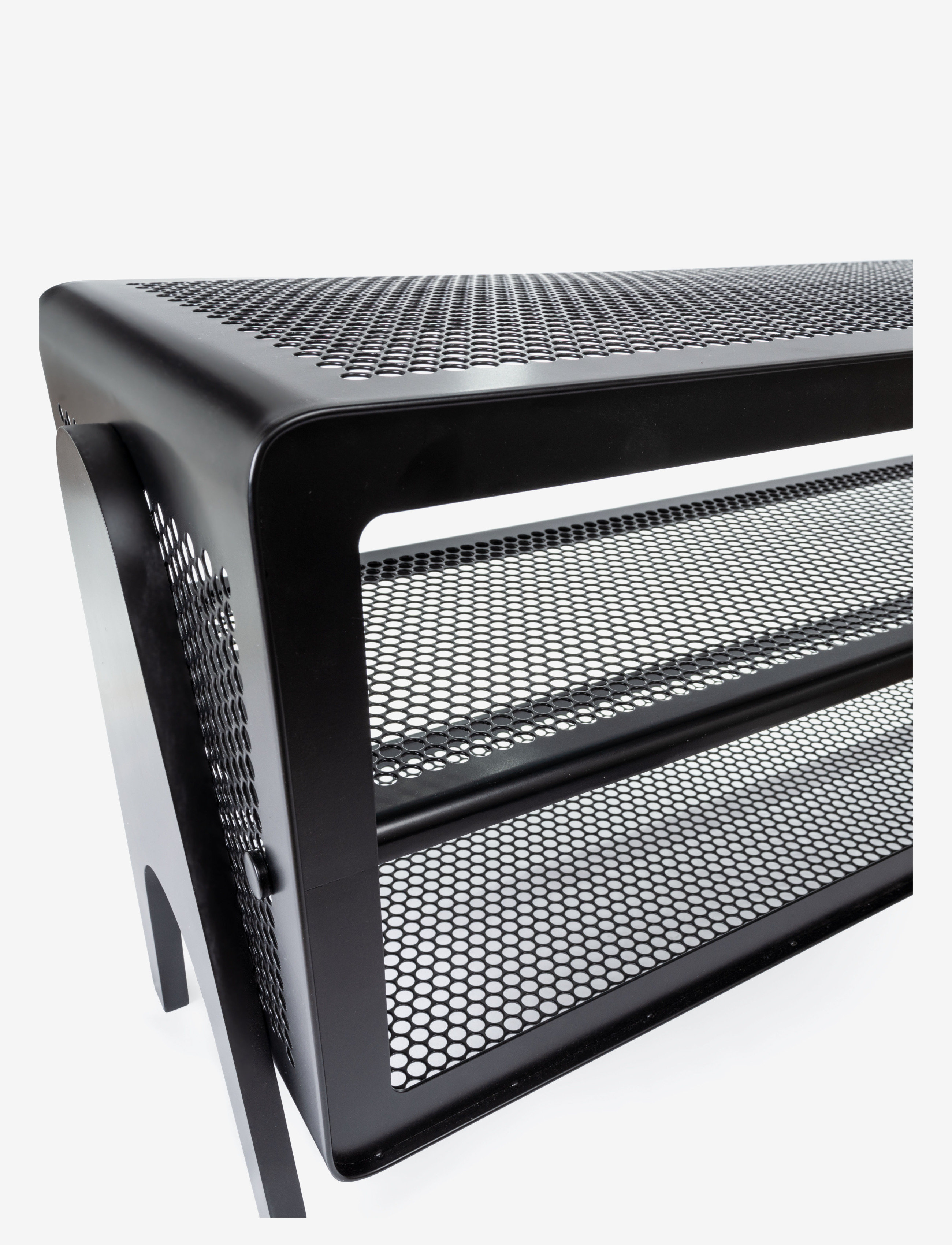 tica copenhagen - Metal Racks floor large - shoe racks & trays - matte black - 5