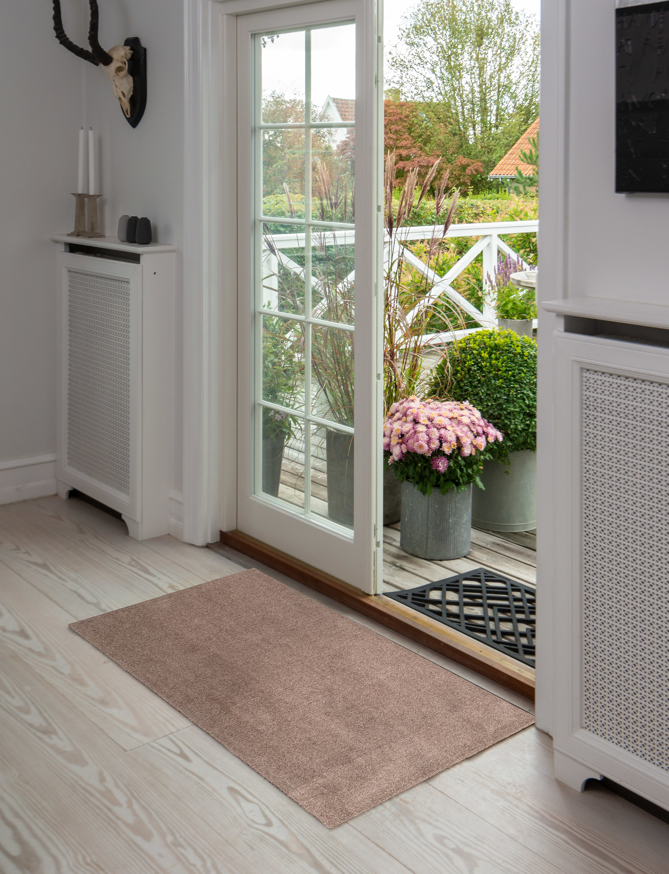 tica copenhagen - Floormat polyamide, 120x67 cm, unicolor - dørmåtter - sand/beige - 5