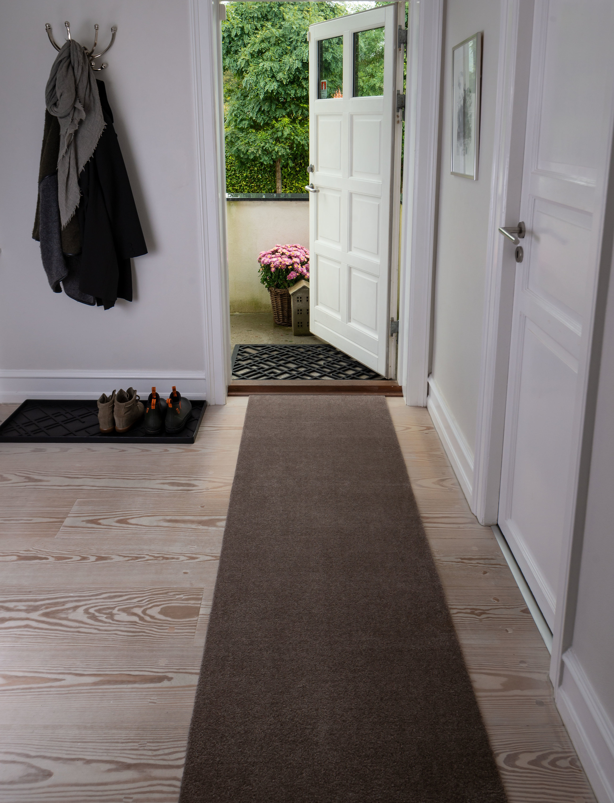 tica copenhagen Floormat Polyamide, 200X67 cm, Unicolor, 200X67X0.7 cm, Beige, Tæpper > Løbere Til Gangen, Unisex