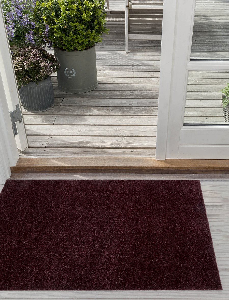 tica copenhagen - Floormat, Unicolor Bordeaux, 60x90x0,7 cm - türmatten - bordeaux - 5