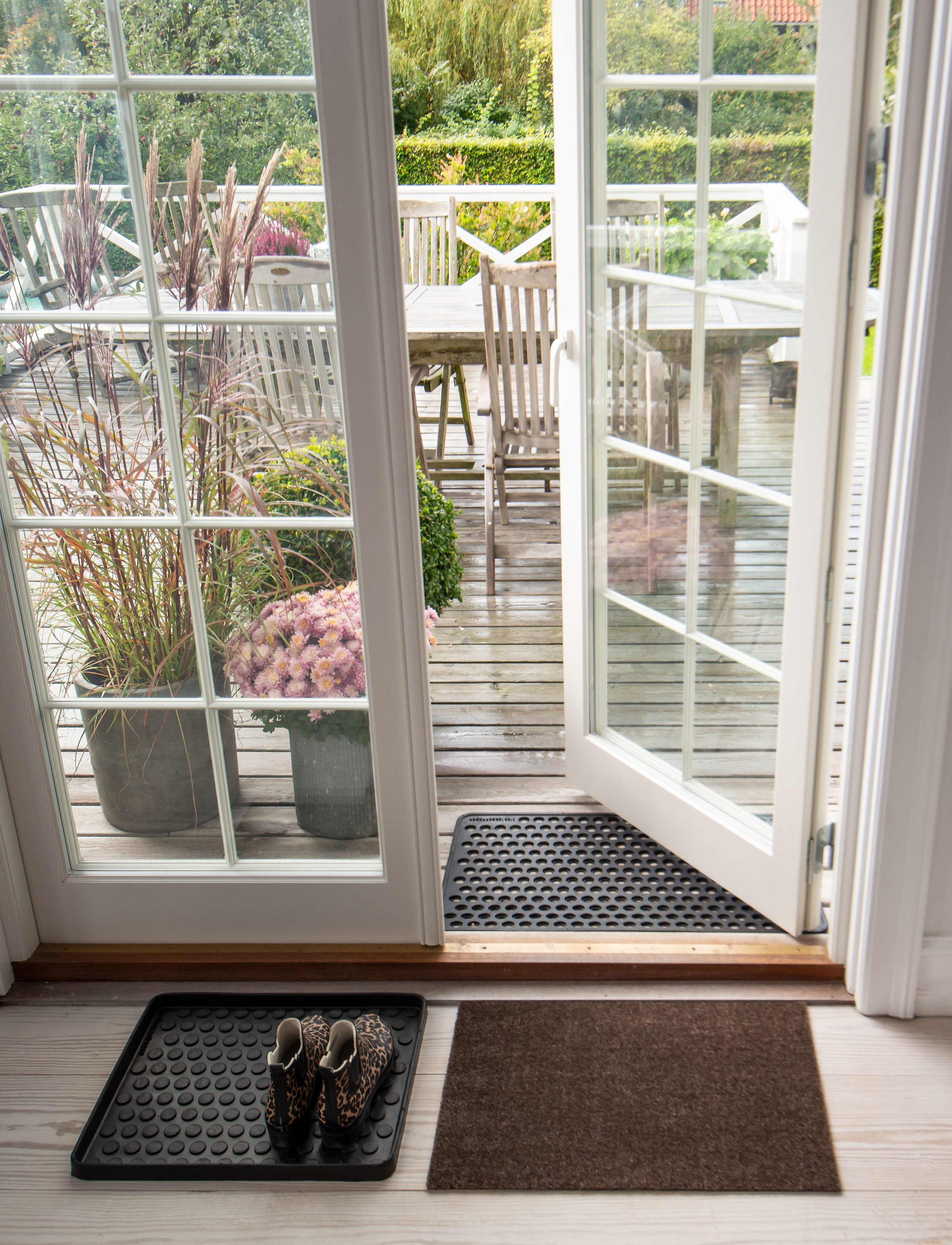 tica copenhagen Floormat Polyamide, 60X40 Cm, Unicolor, 60X40X0.7 cm, Rugs & Carpets, Braun - Door Mats, Homeware