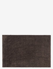 tica copenhagen - Floormat polyamide, 90x60 cm, unicolor - durų kilimėliai - dark brown - 0