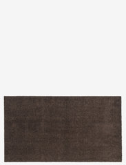 tica copenhagen - Floormat polyamide, 120x67 cm, unicolor - dørmåtter - dark brown - 0