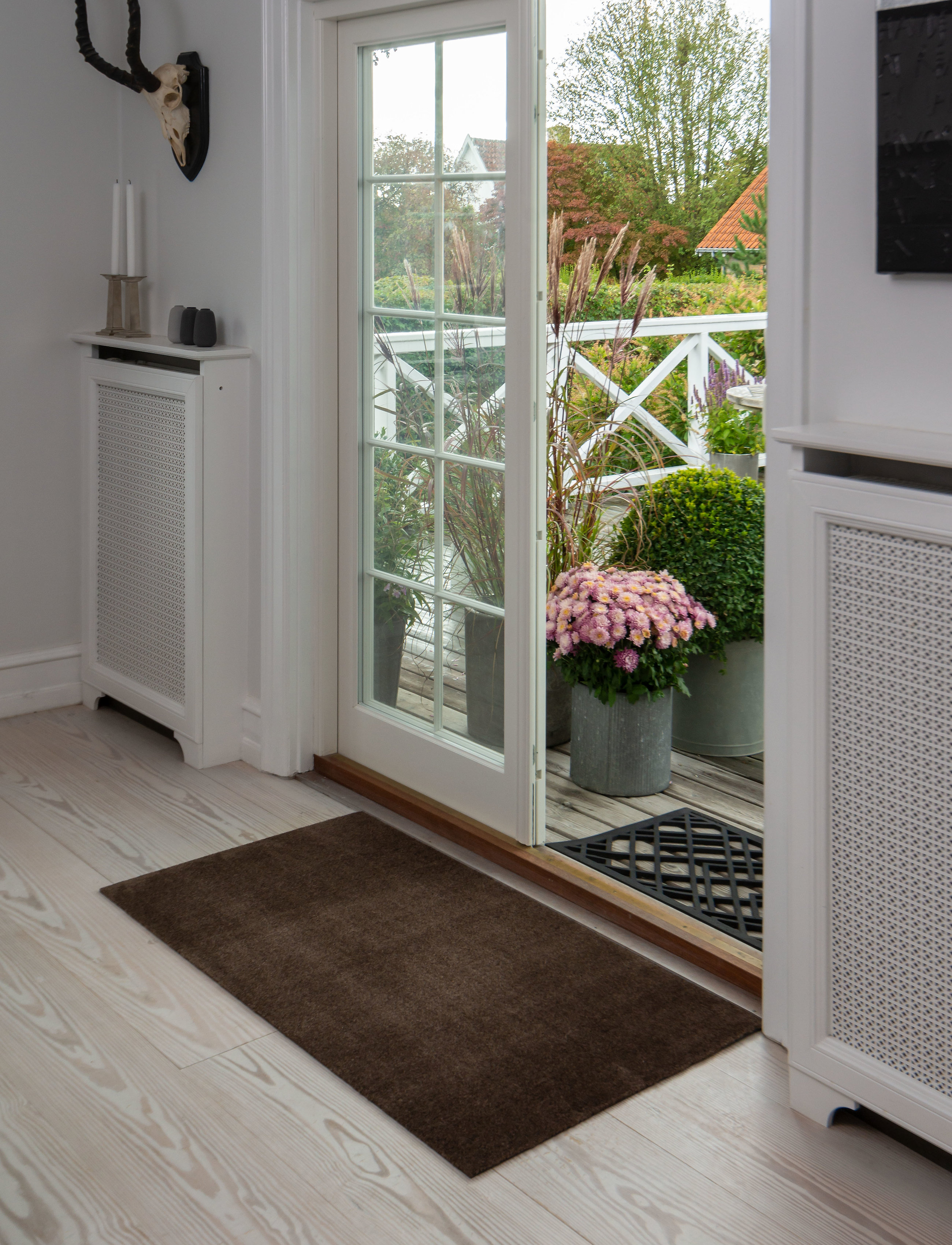 tica copenhagen Floormat Polyamide, 120X67 Cm, Unicolor, 120X67X0.7 cm, Rugs & Carpets, Braun - Door Mats, Homeware