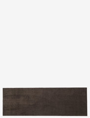 tica copenhagen - Floormat polyamide, 200x67 cm, unicolor - prieškambario kilimėliai - dark brown - 0