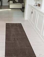 tica copenhagen - Floormat polyamide, 200x67 cm, unicolor - prieškambario kilimėliai - dark brown - 4