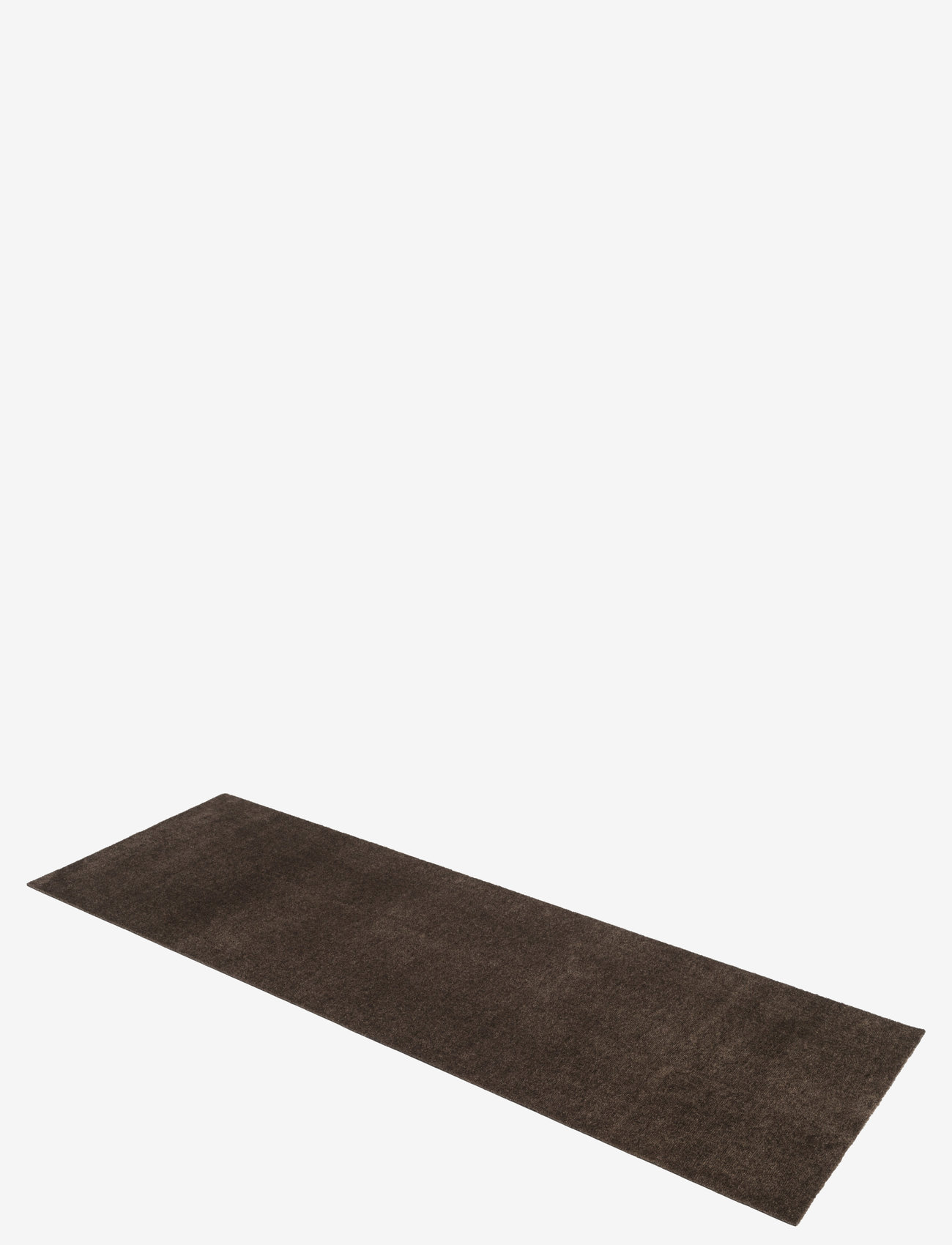 tica copenhagen - Floormat polyamide, 200x67 cm, unicolor - prieškambario kilimėliai - dark brown - 1