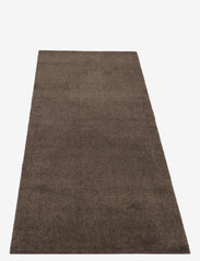 tica copenhagen - Floormat polyamide, 200x67 cm, unicolor - käytävämatot - dark brown - 2