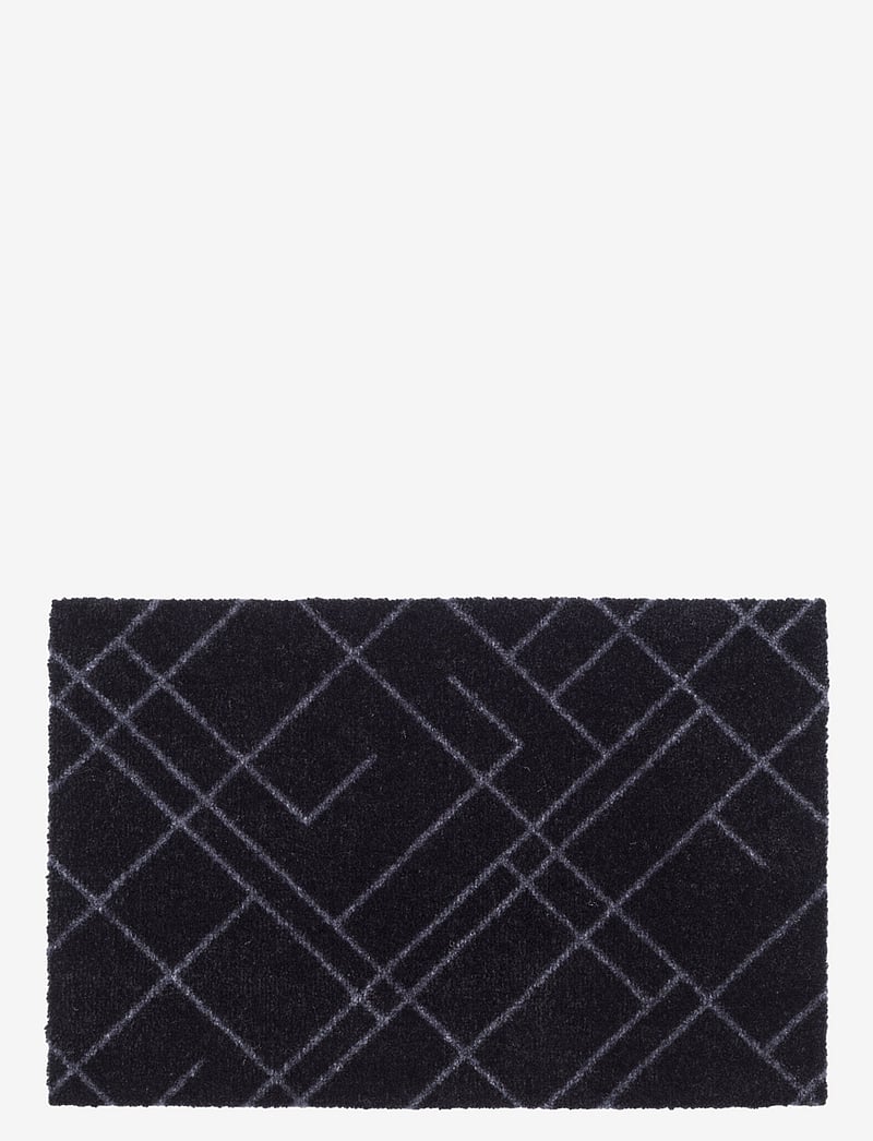 tica copenhagen - Floormat polyamide, 60x40 cm, lines design - madalaimad hinnad - black/grey - 0