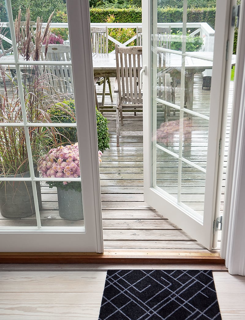 tica copenhagen - Floormat polyamide, 60x40 cm, lines design - madalaimad hinnad - black/grey - 5