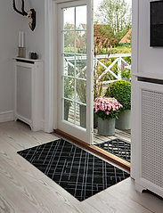 tica copenhagen - Floormat polyamide, 120x67 cm, leaves design - mažiausios kainos - black/grey - 6