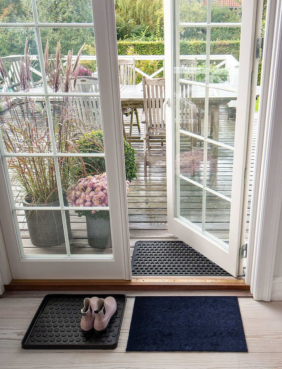 tica copenhagen - Floormat polyamide, 60x40 cm, unicolor - uksematid - dark blue - 0