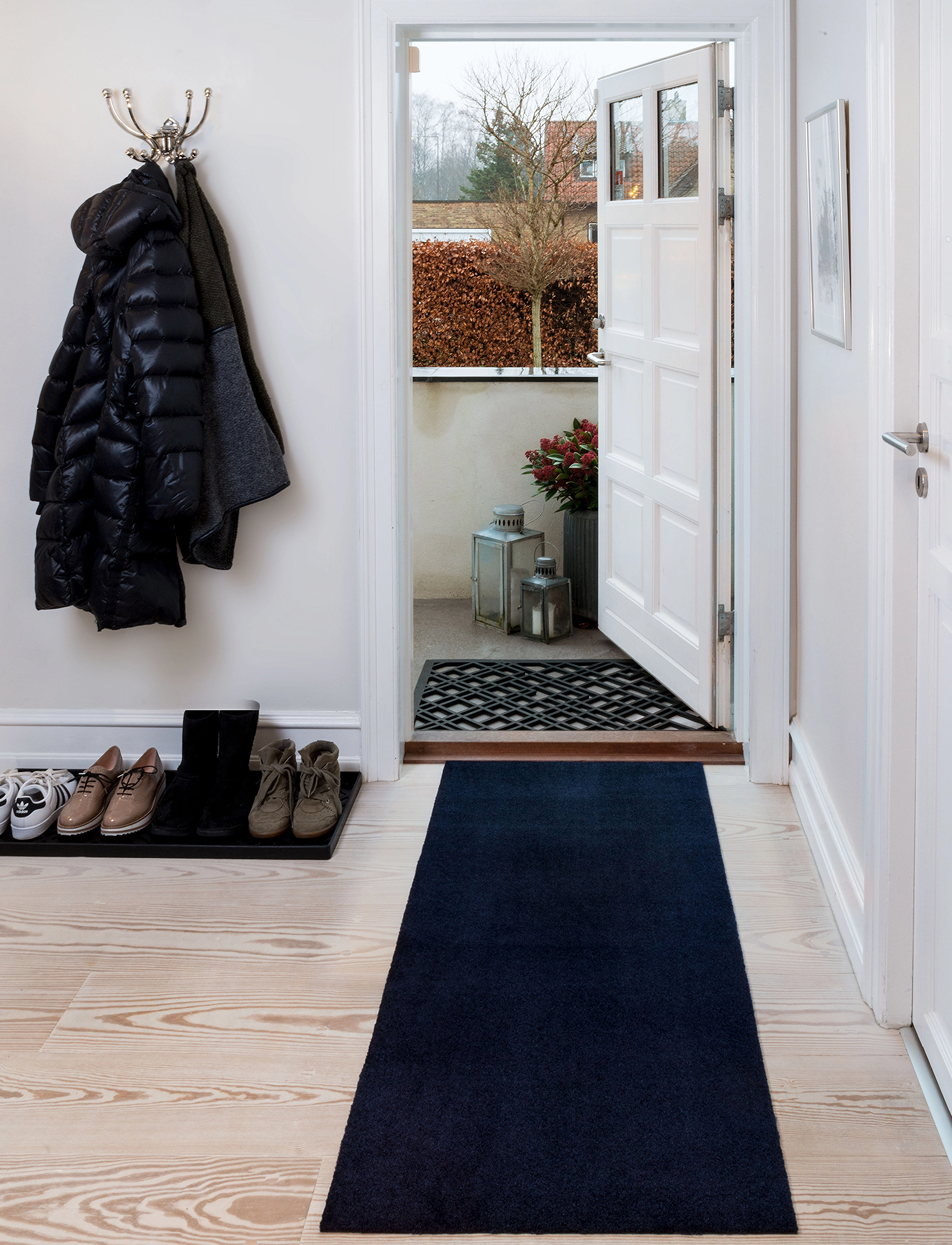 tica copenhagen - Floor Mat Uni Color Dark Blue - entreløbere - dark blue - 2