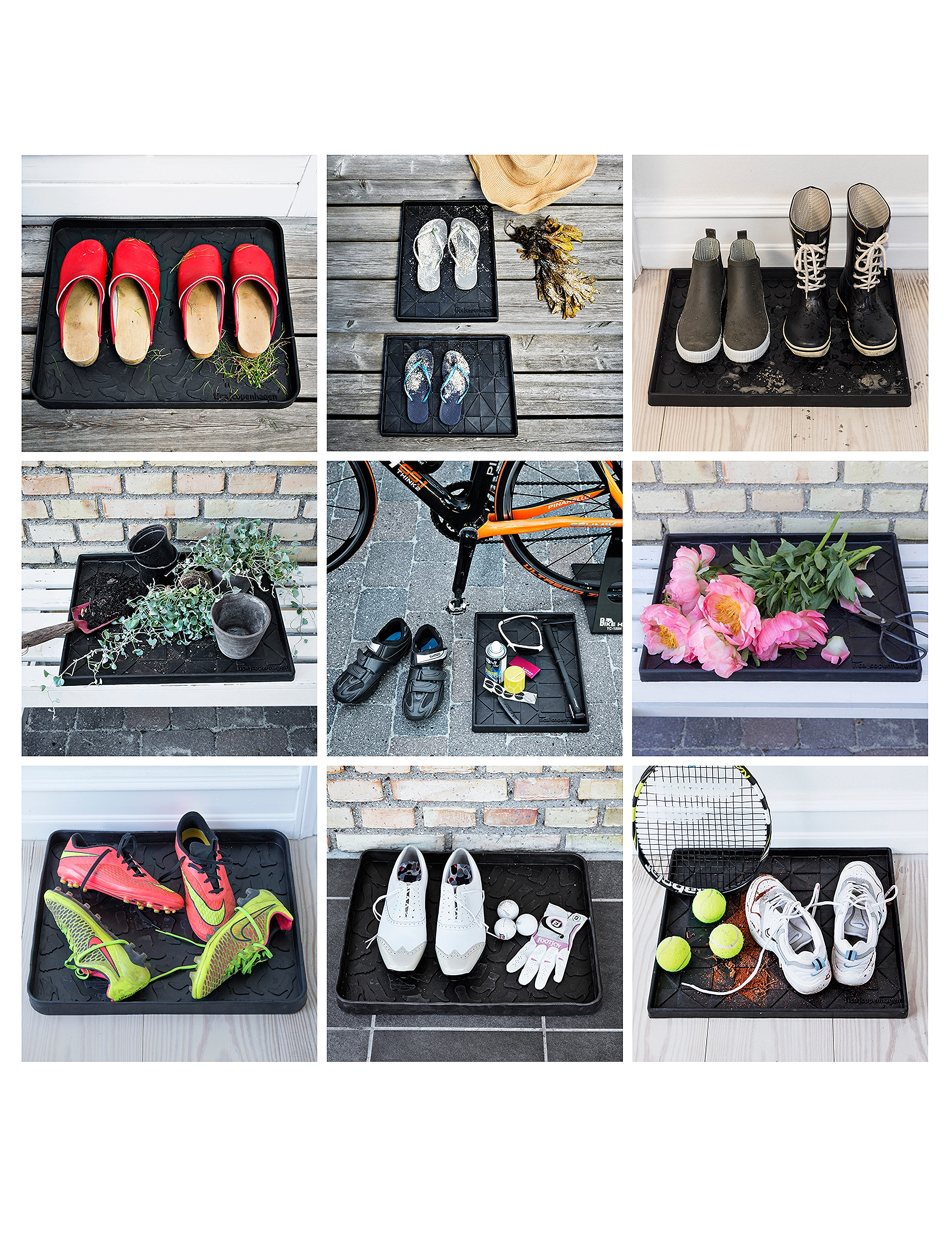 tica copenhagen - Shoe and boot tray rubber - skoreoler & skobakker - lines design - 5