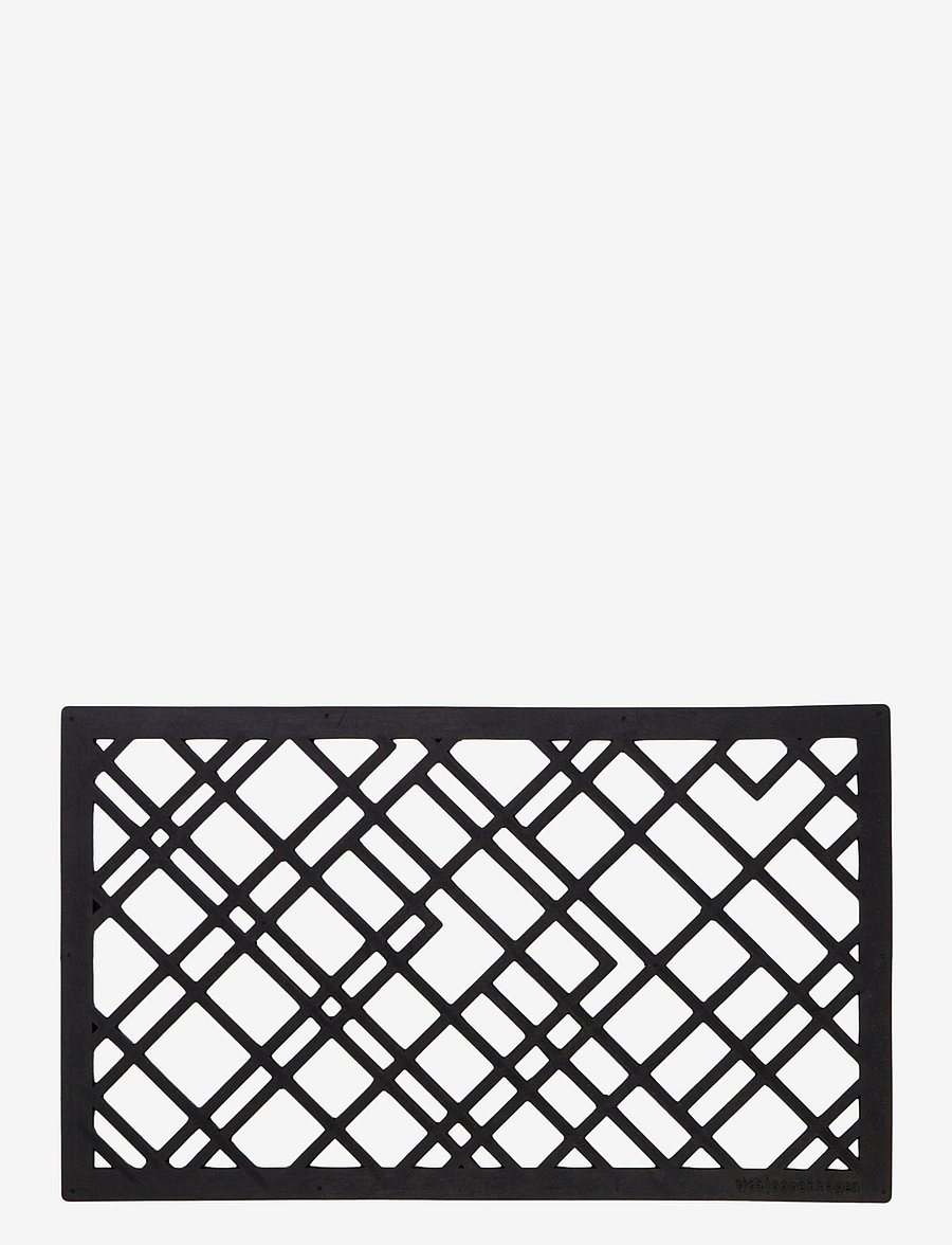 tica copenhagen - Doormat rubber, 75x45 cm - türmatten - lines design - 1
