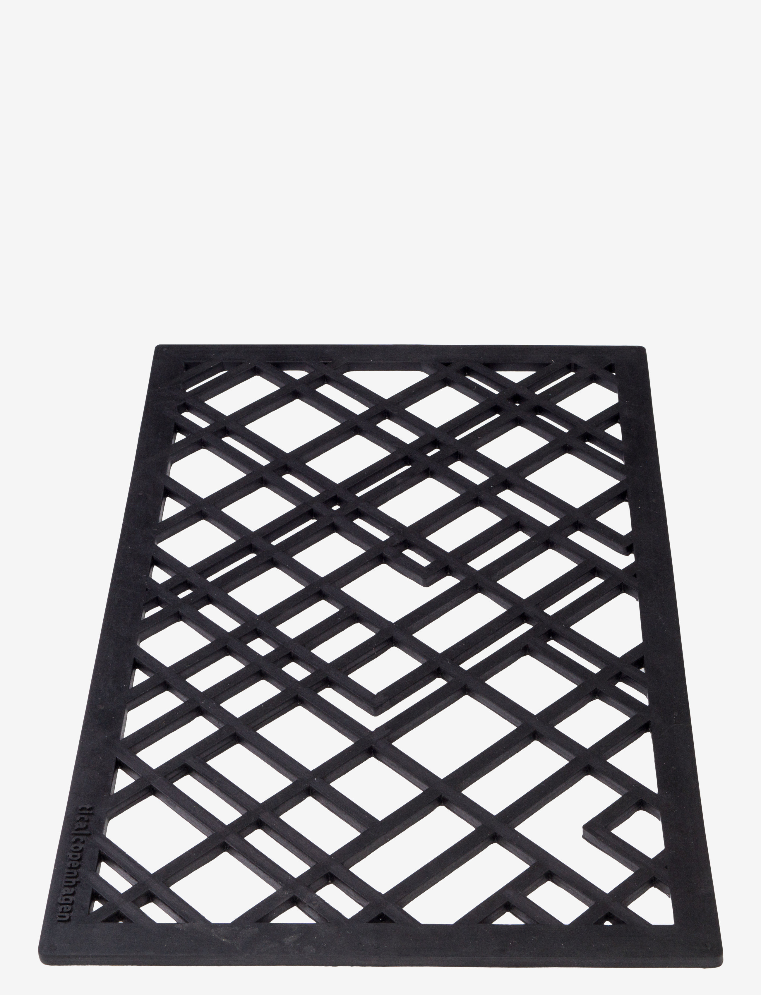 tica copenhagen - Doormat rubber, 75x45 cm - dyramottur - lines design - 3